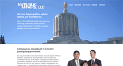 Desktop Screenshot of nwpublicaffairs.com